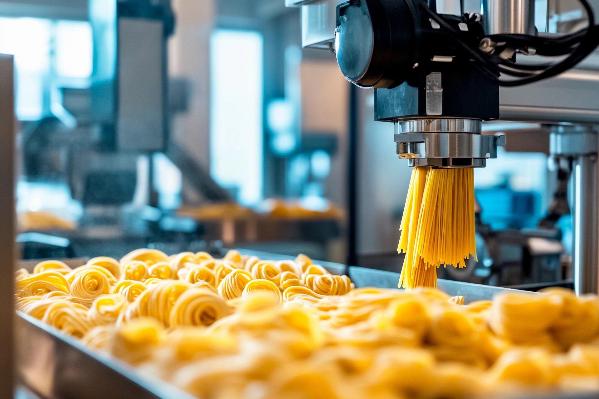 Maschine produziert Nudeln | Masterarbeit schreiben lassen